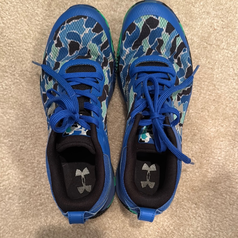 Under Armour Blue and Green Sneakers for Active Lifestyle